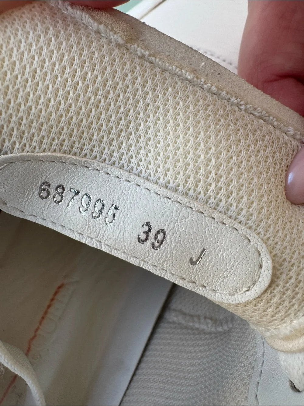 Alexander McQueen White Sneakers with Black Accents